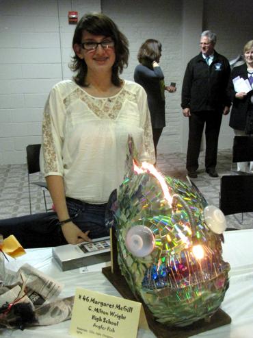 MDE 2011 Rethink Recycle Sculpture Contest Winner - Margaret McGill