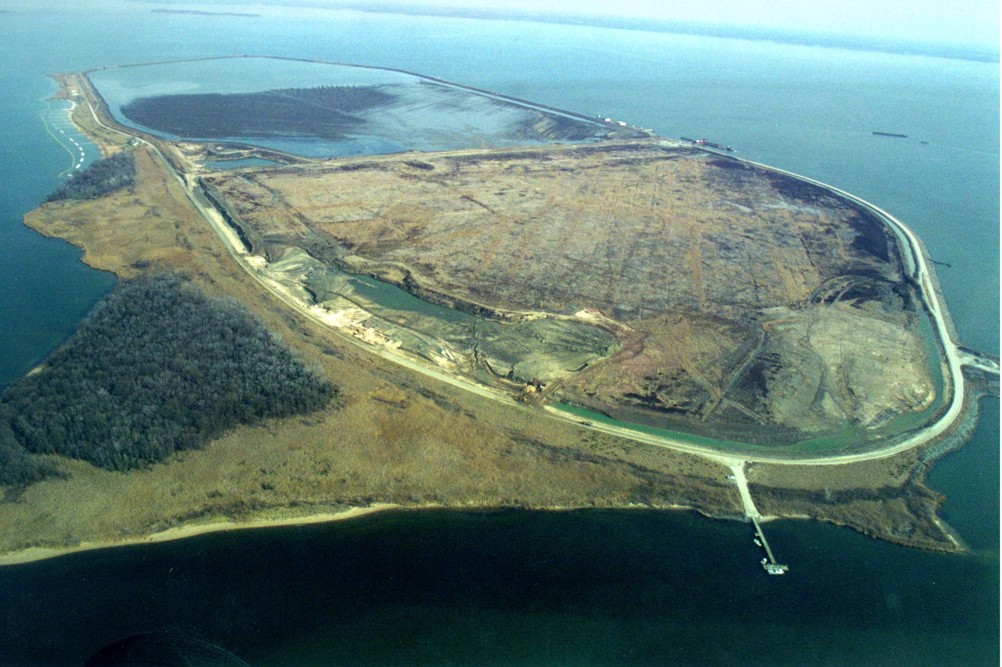 Aerial Photograph of Hart-Miller Island